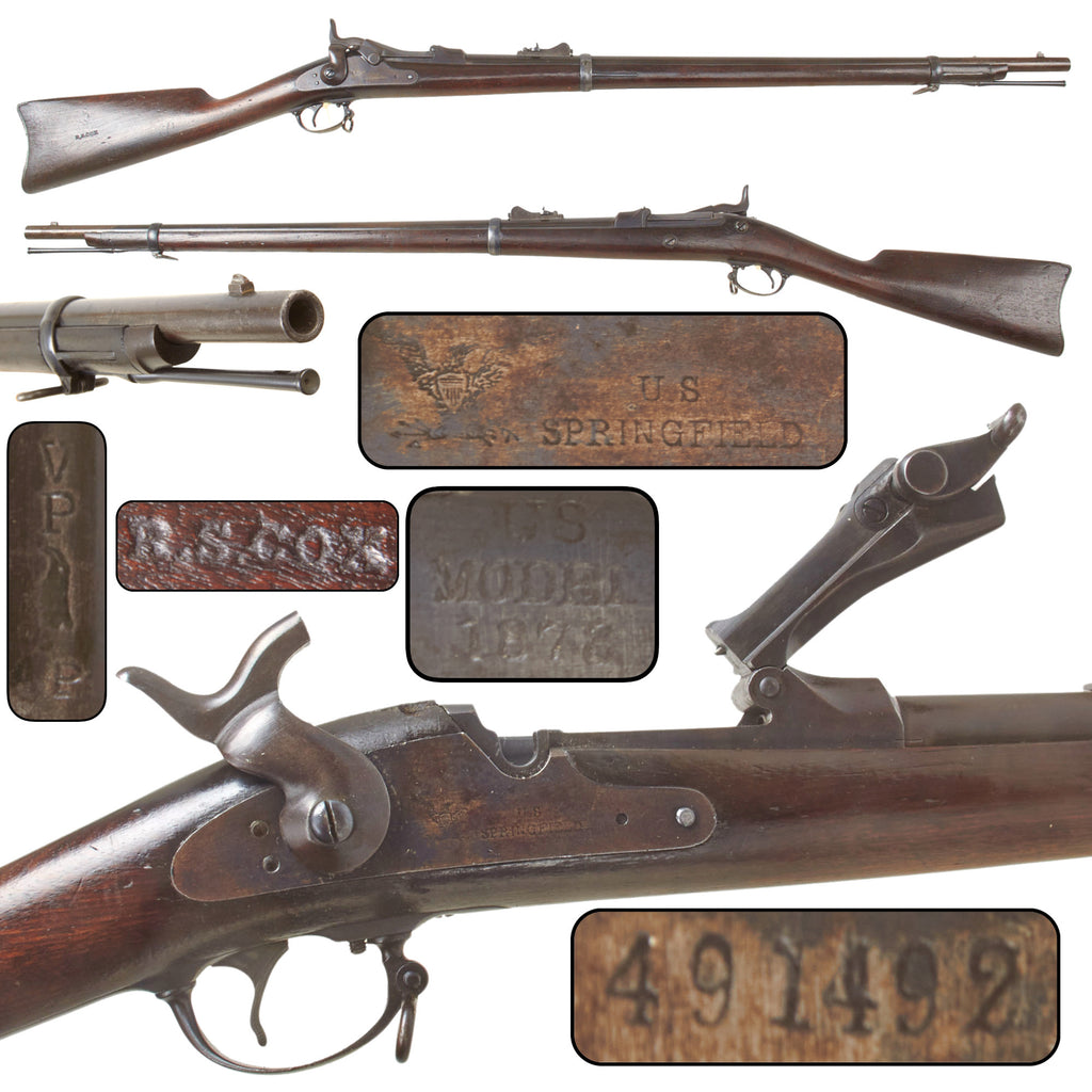 Original U.S. Springfield Model 1873 .45-70 Cadet Rifle with Model 1879 Rear Sight and Standard Ramrod, Serial No. 491492, Made Circa April 1890
