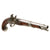 Original U.S. Model 1819 .54 Caliber Flintlock Pistol by Simeon North of Middletown, Connecticut, Dated 1821, Unconverted Original Items