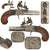 Original British Flintlock Boxlock Vest Pocket Pistol by James Wilkinson of London with Hidden Trigger and Sliding Safety, Circa 1815
