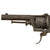 Original Belgian Civil War Era 7mm Pinfire Double Action Engraved Pocket Revolver with Folding Trigger, Circa 1860, Serial No. 13448