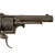 Original Belgian Civil War Era 7mm Pinfire Double Action Engraved Pocket Revolver with Folding Trigger, Circa 1860, Serial No. 13448