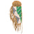 Original U.S. 19th Century Native American Plains Indian Beaded Sidearm Holster - Braintanned Leather with Correct Glass Trade Beadwork Original Items