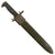Original U.S. WWII 1942 Dated M1 Garand 10 inch Cut Down Bayonet by American Fork & Hoe (AFH) with M7 Scabbard - Cut Down By Utica Cutlery Original Items