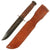 Original U.S. WWII USMC Early Blade-Marked Mark 2 KA-BAR Fighting Knife in Leather Sheath Original Items