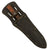 Original U.S. WWII Kennedy Brothers Style Double Edge Theater-Made Fighting Knife with Tooled Leather Scabbard Original Items