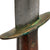 Original U.S. WWII Kennedy Brothers Style Double Edge Theater-Made Fighting Knife with Tooled Leather Scabbard Original Items
