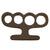 Original U.S. Civil War Era Homemade Thick Iron Knuckle Dusters Original Items