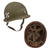 Original U.S. Cold War Era 3rd Infantry Division Painted Officer’s M1 Helmet with Matching Painted Depot-Reissued Firestone Liner Original Items