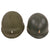 Original U.S. Cold War Era 3rd Infantry Division Painted Officer’s M1 Helmet with Matching Painted Depot-Reissued Firestone Liner Original Items