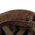 Original U.S. Cold War Era 3rd Infantry Division Painted Officer’s M1 Helmet with Matching Painted Depot-Reissued Firestone Liner Original Items