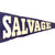 Original U.S. WWII War Production Board WPB Salvage Award Pennant by Dettras Flag Products with Original Wrapping Paper - 35 x 70 Inches Original Items