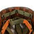 Original U.S. Vietnam War Era M1 Helmet with 1976-Dated Mitchell Pattern Camouflage Cover and Depot-Refurbished Captain’s 412th Engineer Command WWII Westinghouse Liner