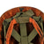 Original U.S. Vietnam War M1 Helmet with Mitchell Pattern Camouflage Cover, Liner and Helmet Band - Complete Original Items
