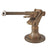 Original U.S. WWII Navy Machinist-Made Miniature Naval Submarine Deck Gun - Articulated with Adjustable Barrel Original Items