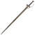 Original German Mid-16th Century Double-Edged Two-Handed Rapier Broadsword with Finger Groove in Blade - Circa 1560 Original Items