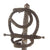 Original European Late 17th Century Broadsword with Swept Hilt Covered in Coiled Metal Wire - Unique