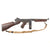 Original U.S. WWII Thompson M1 Display Submachine Gun Serial NO. 158060 with Magazine and Sling - Original WWII Parts