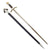 Original German WWII Luftwaffe Officer Sword and Scabbard by E. & F. Hörster with Aluminum Fittings - Nickel-Plated Blade Original Items