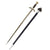 Original German WWII Luftwaffe Officer Sword and Scabbard by E. & F. Hörster with Aluminum Fittings - Nickel-Plated Blade Original Items