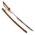 Original WWII Japanese Army Type 95 NCO Aluminum Handle Katana Sword with Scabbard and Tassel - Serial 139186 Original Items