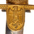Original German WWII Army Officer Dove Head Sword by F. W. Höller of Solingen with Steel Scabbard Original Items