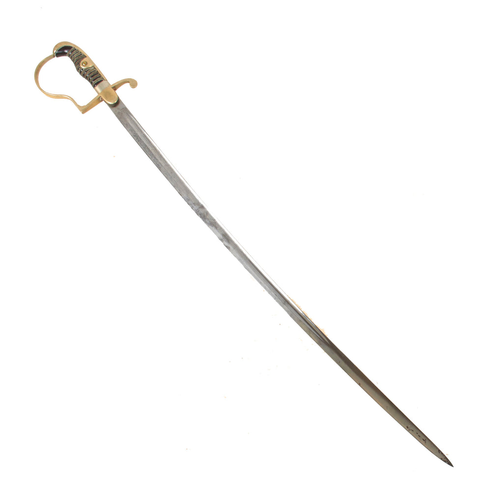Original German WWII Triple Etched Fire Service NCO Dove's Head Sword by ALCOSO of Solingen Circa 1936 - 1940 Original Items