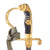 Original German WWII Field Marshal Series Lion Head Zieten Pattern Army Officer Sword by Carl Eickhorn with Scabbard and Troddel Knot Original Items