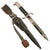 Original German WWII Fireman's Short Dress Bayonet by Alcoso of Solingen with Scabbard, Troddel Knot, and Frog