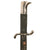 Original German WWII Fireman's Short Dress Bayonet by Alcoso of Solingen with Scabbard, Troddel Knot, and Frog