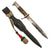 Original German WWII Heer Short 98k Stag Handle Dress Bayonet by WKC with Frog and Troddel Knot Original Items