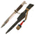 Original German WWII Heer Short 98k Stag Handle Dress Bayonet by WKC with Frog and Troddel Knot Original Items