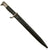 Original German WWII Heer Army Single Etched Long 98k Dress Bayonet by Robert Klaas with Scabbard Original Items