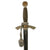 Original German WWII Early 1st Model Luftwaffe Dagger by ALCOSO with Chain Clip Hanger and Portepee Knot Original Items