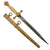 Original WWII German 2nd Model Kriegsmarine Naval Dagger by Carl Eickhorn with Lightning Bolt Scabbard - Post 1941 Trademark Original Items