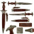 Original German WWII SA Dagger by Lauterjung & Sohn PUMA-Werk with Scabbard and Hanger - RZM M7/27 Original Items