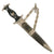 Original German WWII Rare Model 1936 Officer's Chained SS Dagger with Type I Chain & Scabbard Original Items
