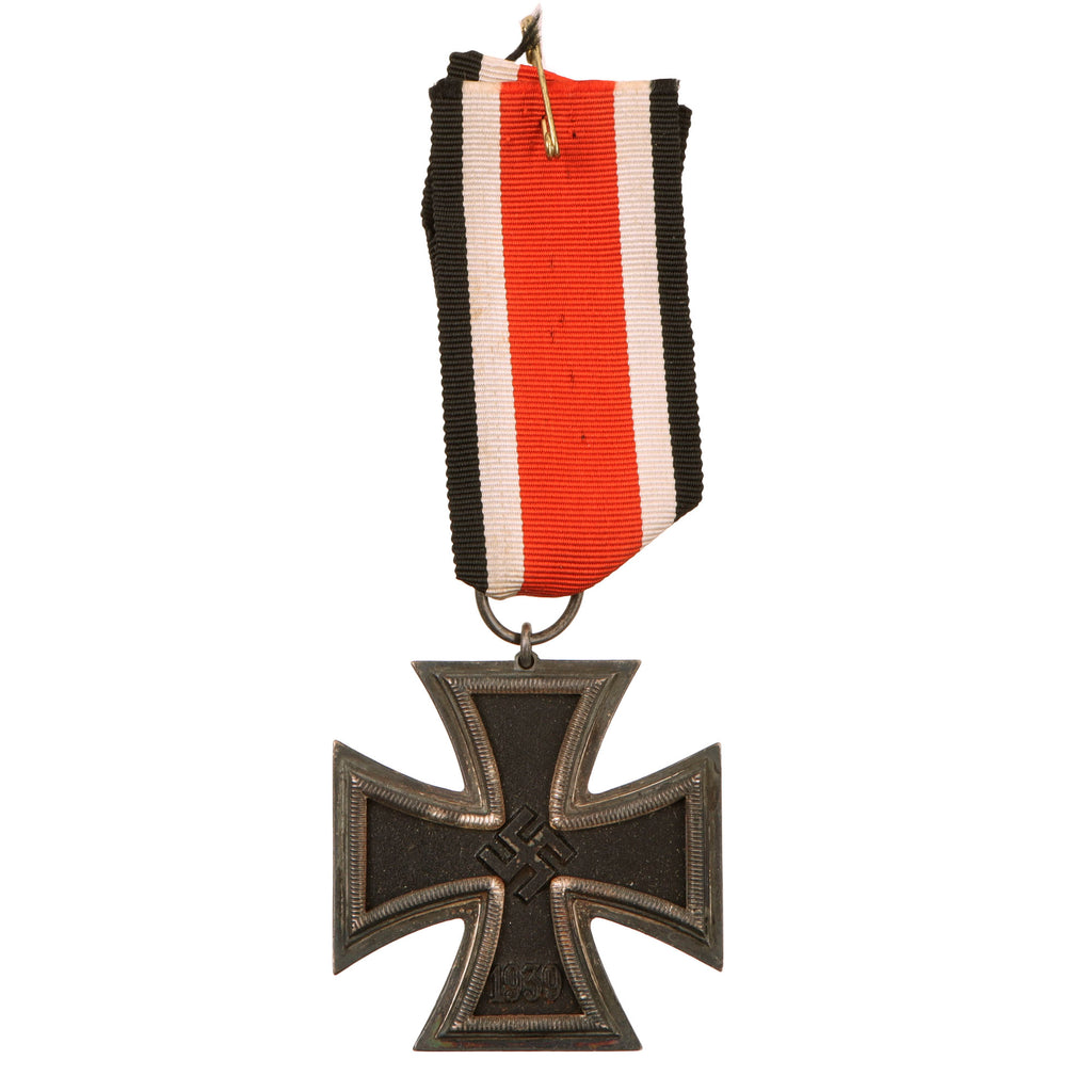 Original German WWII Wehrmacht Iron Cross 2nd Class 1939 with Ribbon - Unmarked - EKII Original Items