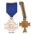 Original German WWII Award, Insignia, and Belt Buckle Grouping with War Merit Cross KvK, Long Civil Service Award, and More - 10 Items