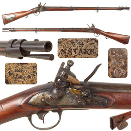 Original U.S. Model 1817 "Deringer" Common Rifle by Nathan Starr & Co. in Original Flintlock Configuration - Dated 1825