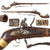 Original Indian - Afghan Frontier Flintlock Jezail Musket with British EIC Brown Bess Rampant Lion Lock Dated 1814 Original Items