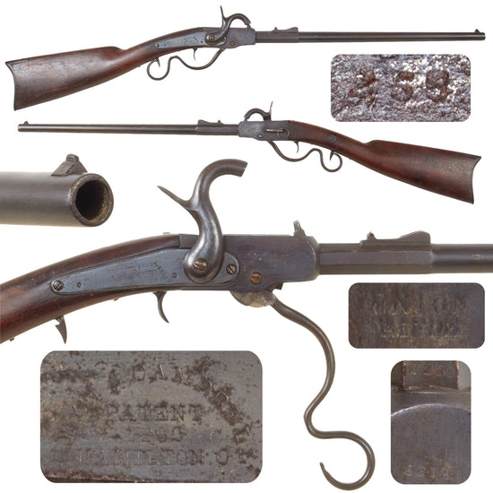 Original U.S. Civil War Rare Gwyn & Campbell Type I Saddle-Ring "Union Carbine" - Matching Serial Number 2258 Original Items