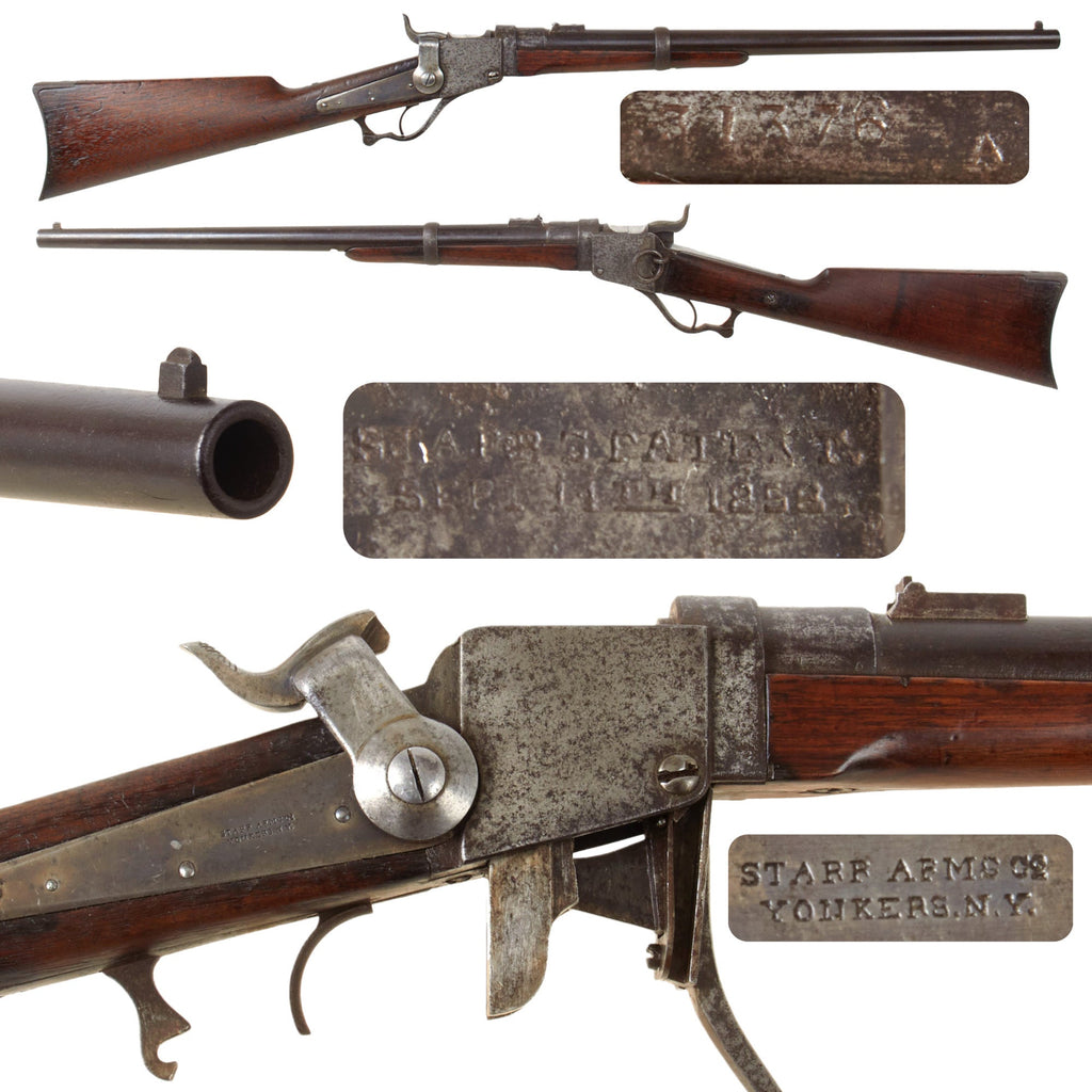 Original U.S. Civil War Starr Model 1865 Saddle Ring Carbine in .56-50 Spencer Rimfire - Serial 31376 Original Items