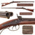 Original 19th Century U.S. Double Barreled Cape Percussion Combination Gun by Gilbert & Bales of Penn Yan, NY - Circa 1850 Original Items