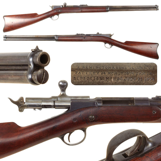 Original U.S. Rare Remington-Keene Bolt-Action Magazine Sporting Rifle in .45/70 - Circa 1882 Original Items