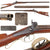 Original 19th Century U.S. Double Barreled Cape Percussion Combination Gun Made in Lansingburgh, NY - Circa 1850 Original Items