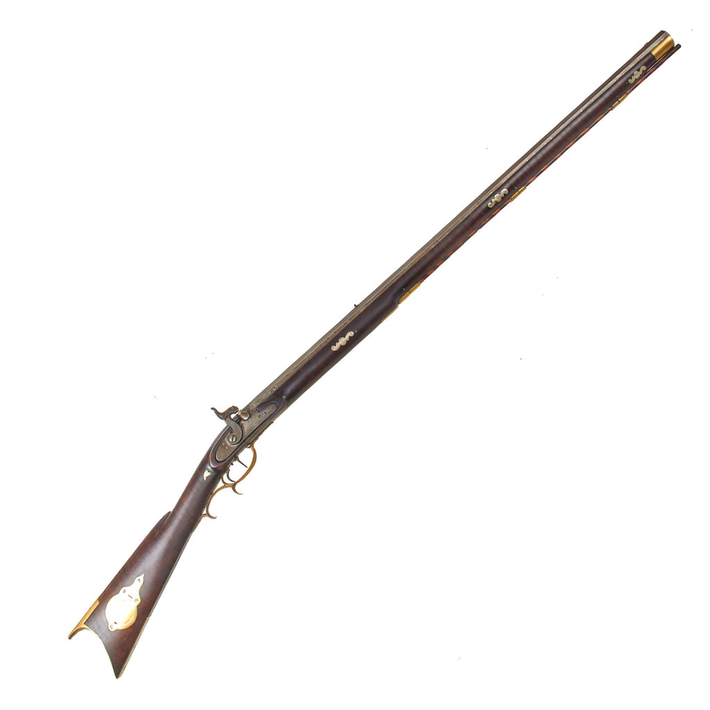 Original U.S. Pennsylvania Tiger Flame Maple Percussion Rifle by William Craig of Pittsburgh with Whitmore & Wolff Lock and Set Trigger - Circa 1855 Original Items