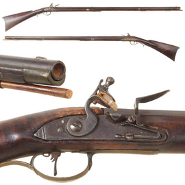 Original U.S. Pennsylvania Bucks County 32 Bore Flintlock Fowling Piece with Full Flame Maple Stock - Circa 1780