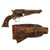 Original U.S. Civil War Era Remington New Model Police Revolver Converted to .38 Rimfire with Period "Mexican Loop" Holster - Serial 15411 Original Items