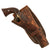 Original U.S. Civil War Era Remington New Model Police Revolver Converted to .38 Rimfire with Period "Mexican Loop" Holster - Serial 15411 Original Items