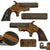 Original U.S. "Southerner" .41cal. Rimfire Single Shot Derringer Pistol by Merimack Arms & Mfg. Co. - Matching Serial 374 Original Items